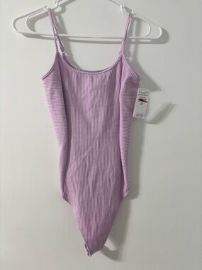 NWT Lilac Ribbed Body Suit / Size Small
